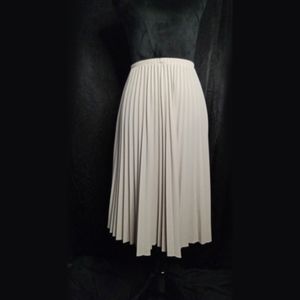 Cream long skirt